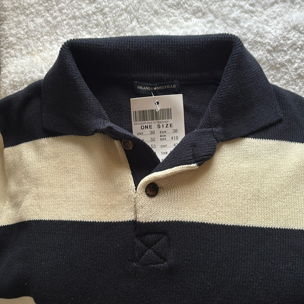Brandy Melville Stripped Sweater One Size